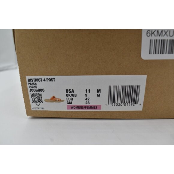 Merrell Womens Size 11 District 4 Peach Slip On Slide Sandals Shoes - Picture 12 of 12